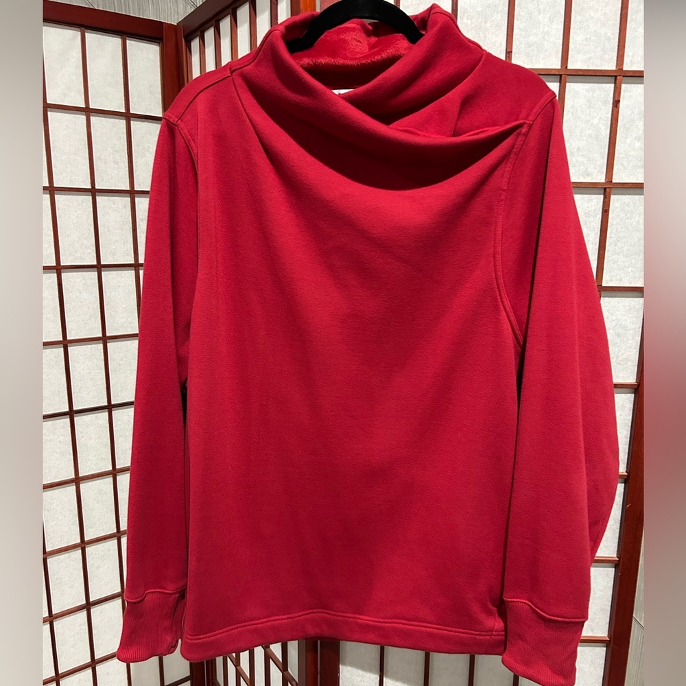 Athleta Clover Berry Karma Twist  Women's Sweatshirt 2x